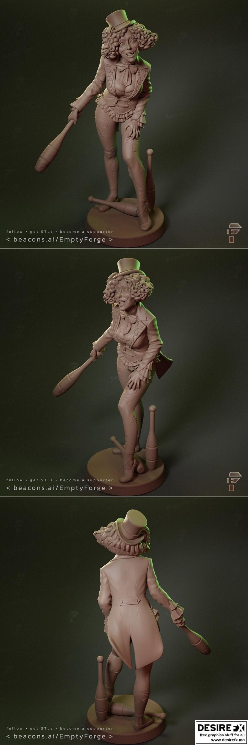 Ringmistress - 3D打印动漫角色模型|Ringmistress – 3D Print Model STL