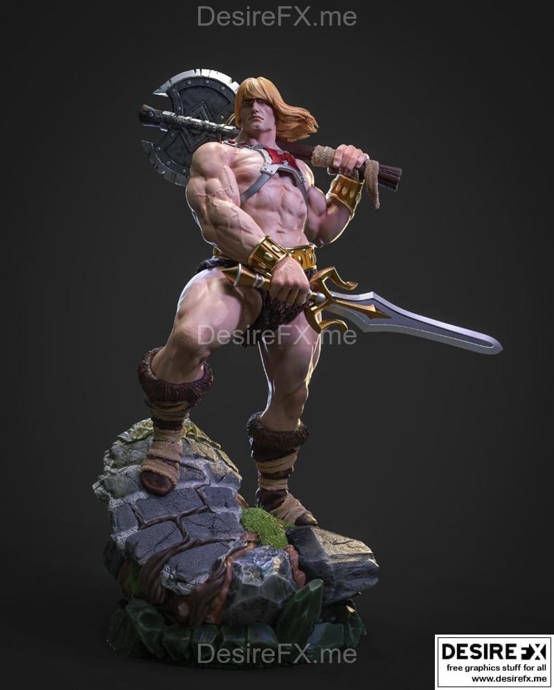 He-Man 3D打印模型|He-Man – 3D Print Model STL