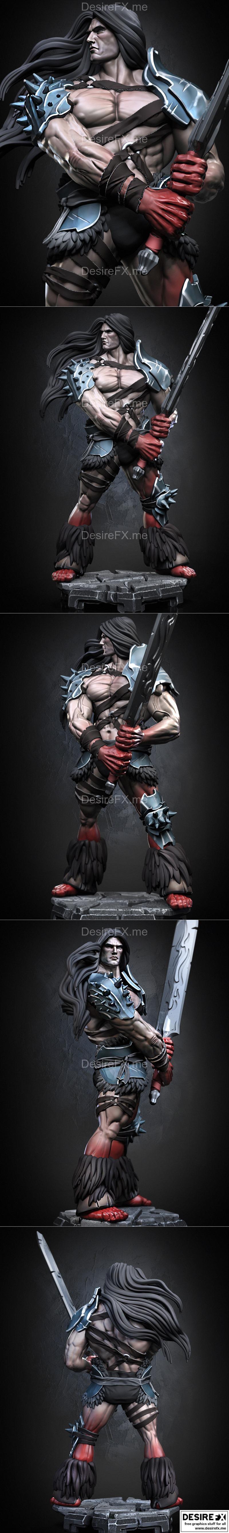 Dragun Studios《战骑者》3D打印模型套装|Dragun Studios – Peter The Fighter – War Rider Armor Set – 3D Print Model STL