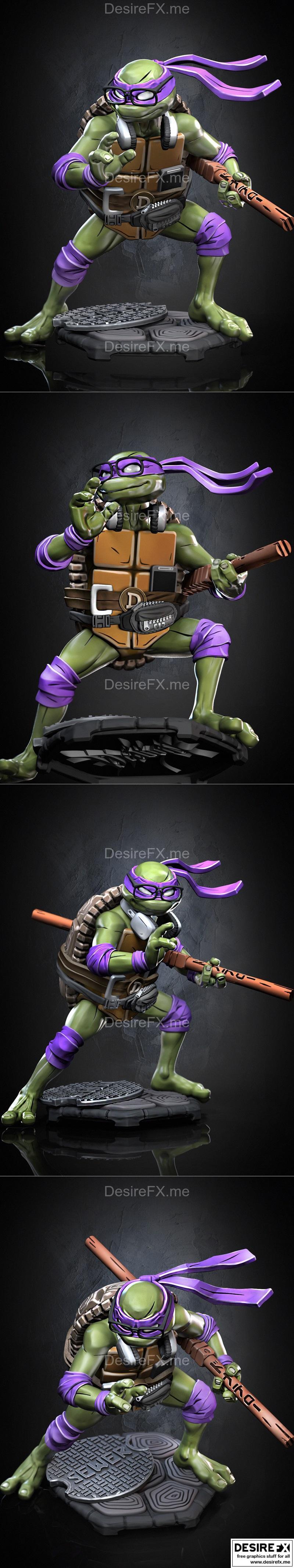 Dragun Studios - 3D打印模型 - 任天堂角色艺术设计|Dragun Studios – Donnie Fan Art – 3D Print Model STL