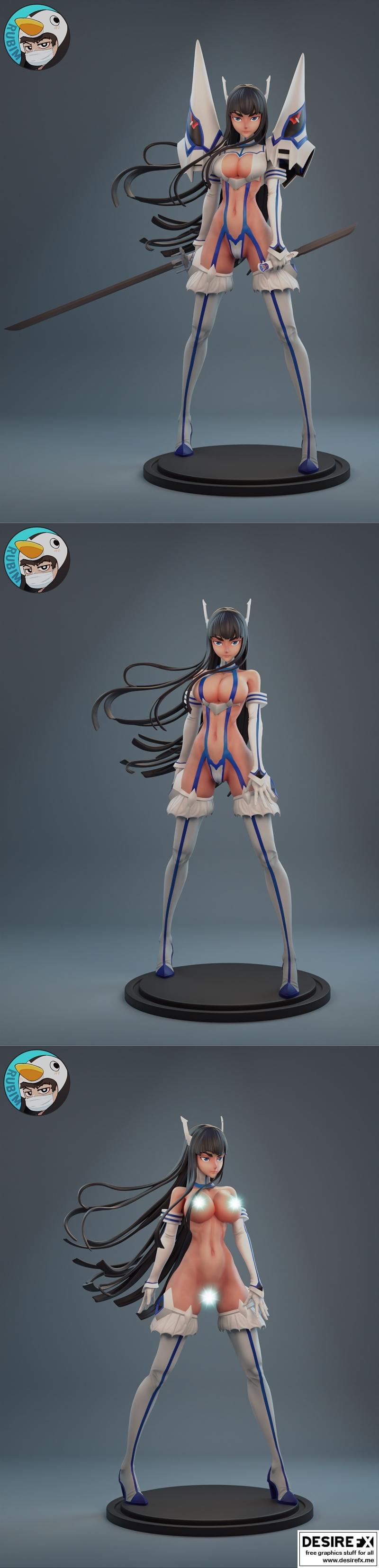 Rubim - 神乐 - 3D打印模型|Rubim – Satsuki – 3D Print Model STL