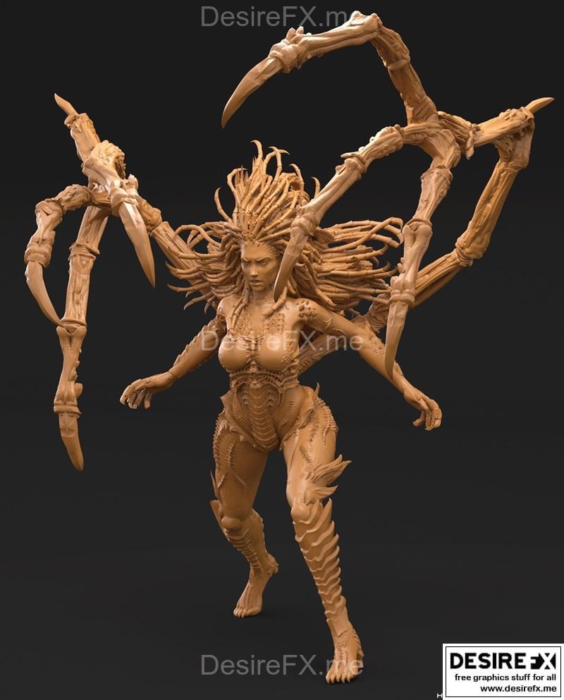 3D打印人体外星混血模型|3DArtGuy – Human Alien Hybrid – 3D Print Model STL