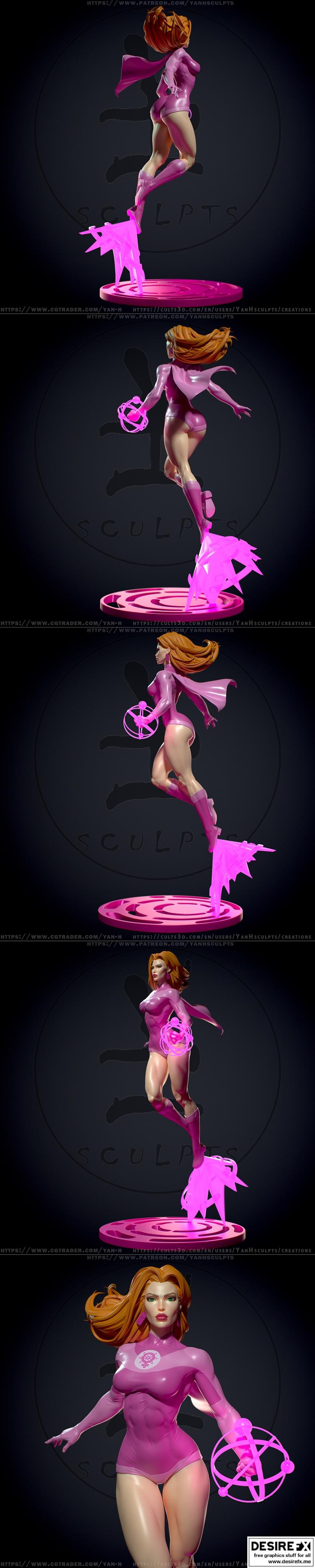 Yan H – 原始之 Eve – 3D打印模型|Yan H – Atom Eve – 3D Print Model STL