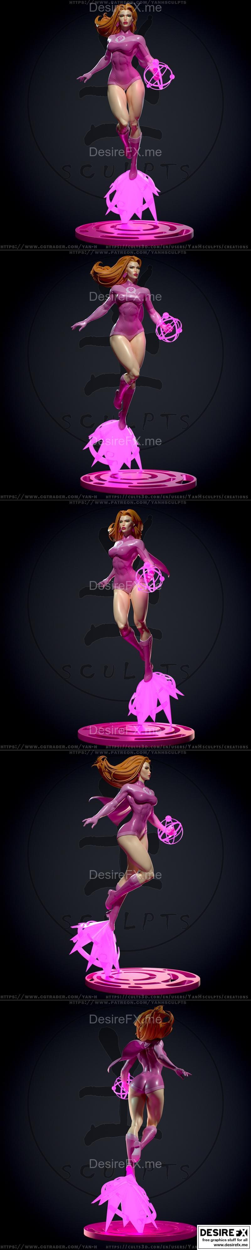 Yan H – 原始之 Eve – 3D打印模型|Yan H – Atom Eve – 3D Print Model STL