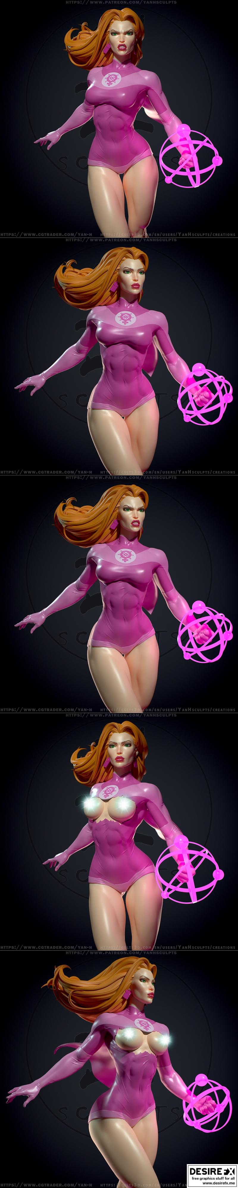 Yan H – 原始之 Eve – 3D打印模型|Yan H – Atom Eve – 3D Print Model STL