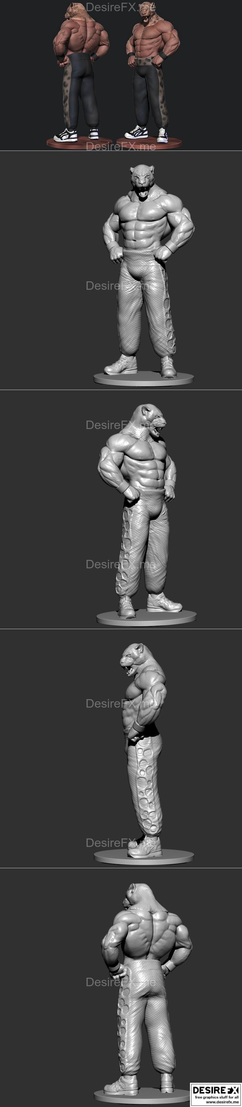 街机经典《拳皇3》3D打印模型|King Tekken 3 – 3D Print Model STL