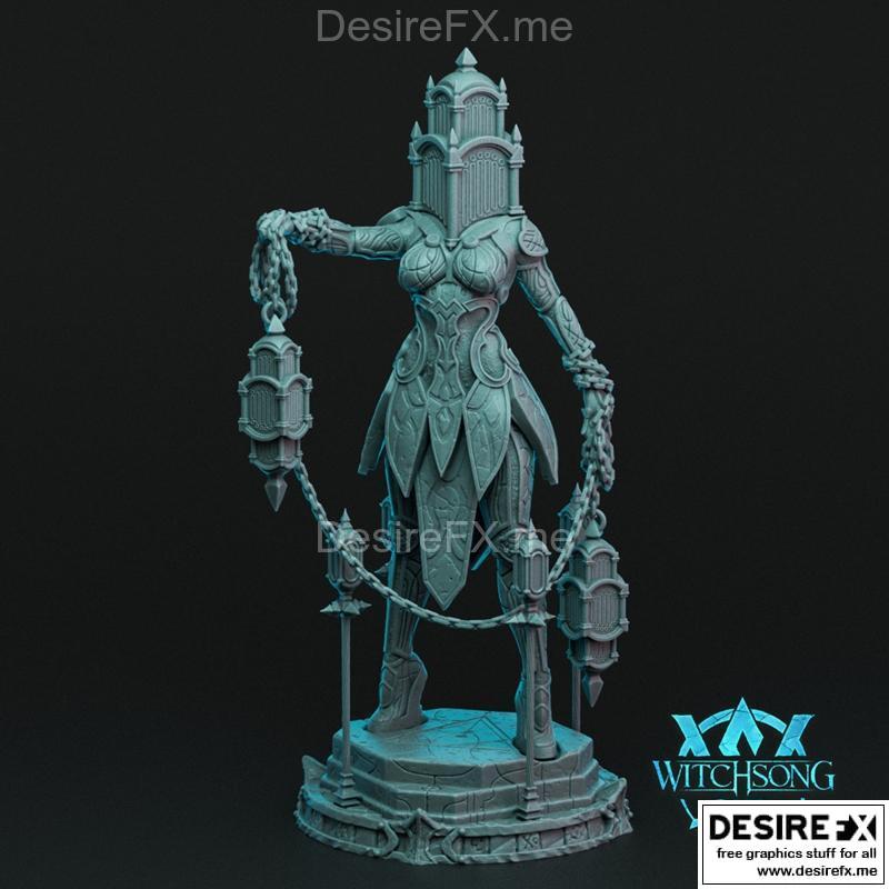 深海之主——3D打印模型|Lady of the Depths – 3D Print Model STL