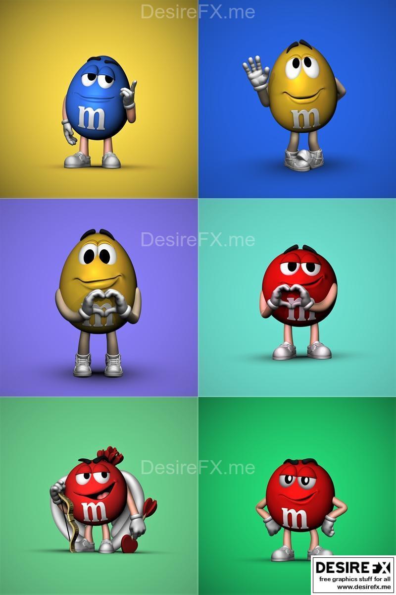 M&M收藏系列 - 3D打印模型 - 动漫游戏角色模型|M and M Collection – 3D Print Model STL