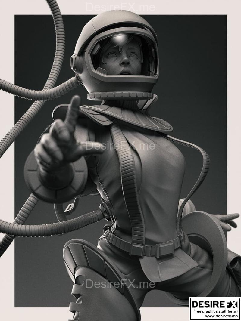 宇宙探险者 - 3D打印模型|Cosmonaut – 3D Print Model STL