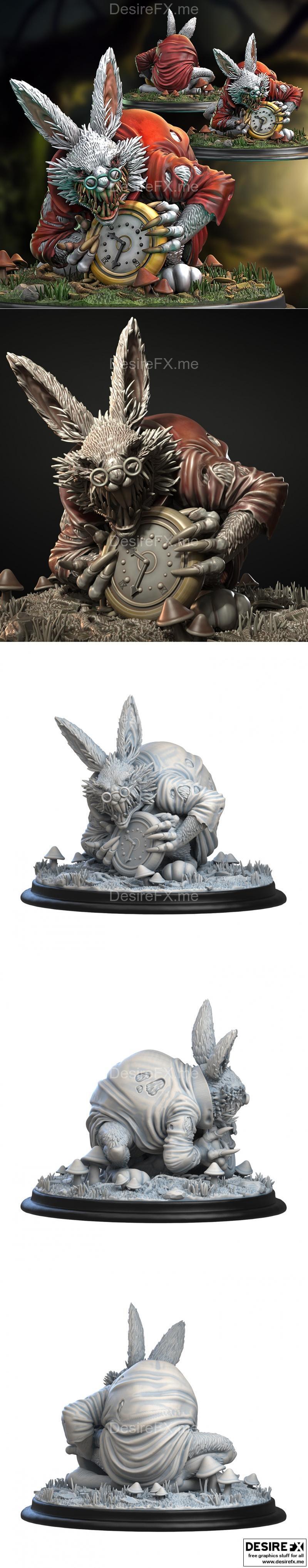Siryll——爱丽丝进入诡异之地 3D打印模型|Siryll – Alice in Creepyland – 3D Print Model STL