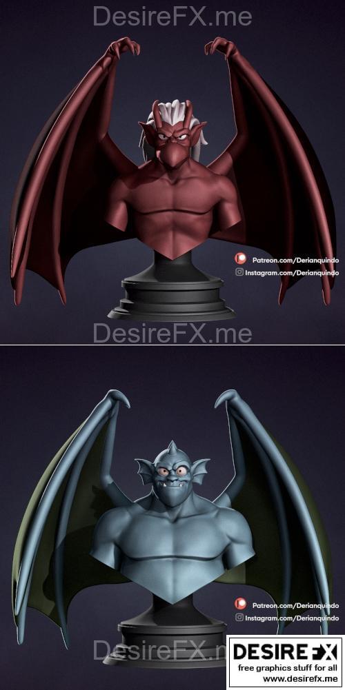 哥特式雕像 – 布鲁克林V2 & 百老汇V2 – 3D打印模型|Gargoyles – Brooklyn V2 and Broadway v2 – 3D Print Model STL