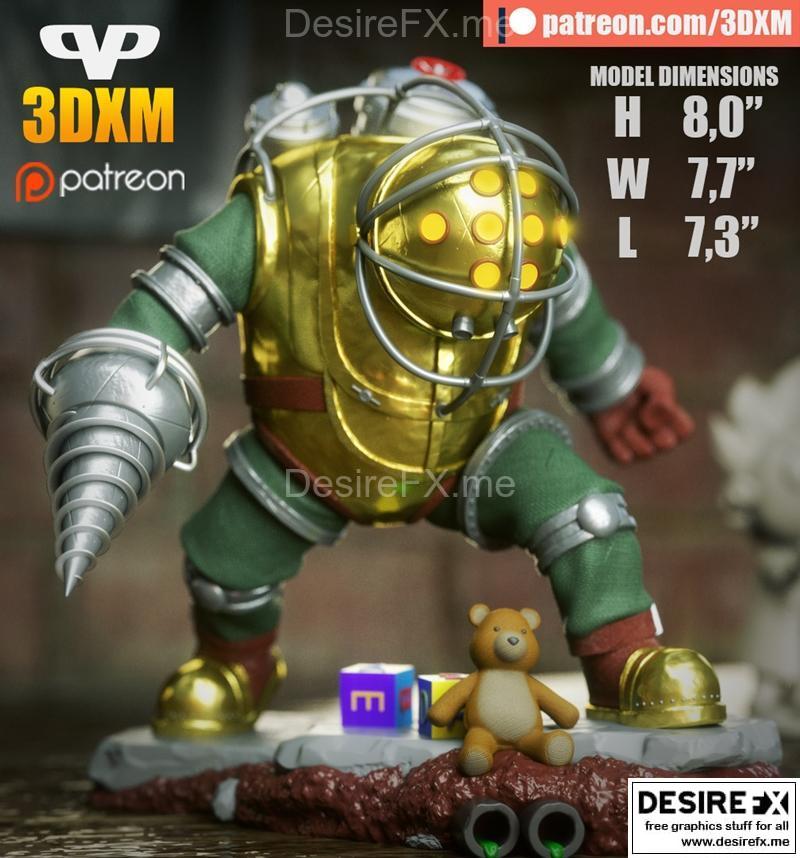 Big Daddy - 3D打印模型|Big Daddy – 3D Print Model STL
