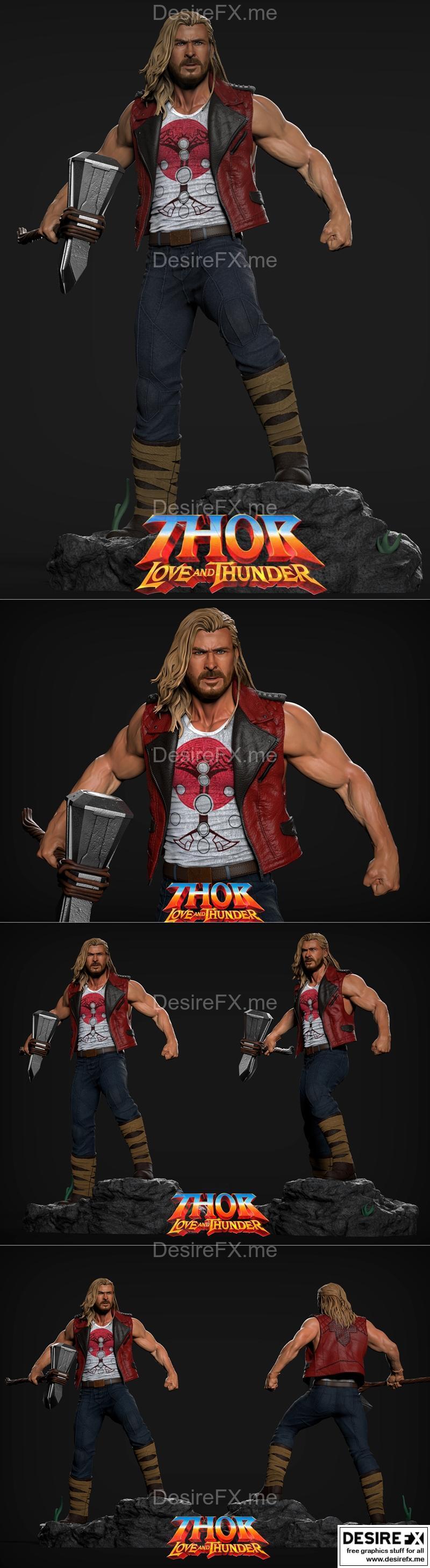 雷神：爱与雷暴 3D打印模型|Thor Love and Thunder – 3D Print Model STL