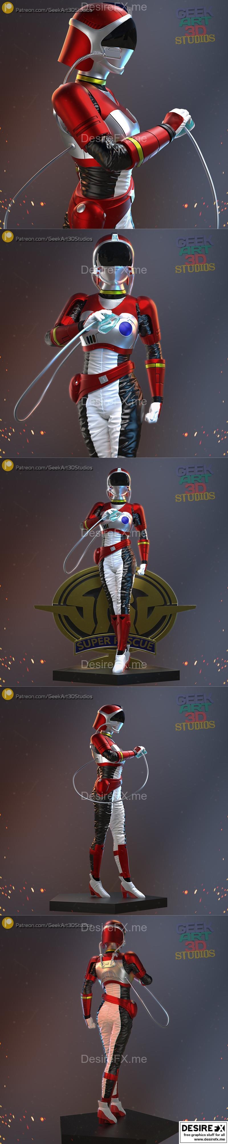 Geek Art 3D工作室 - 索杰安 - 3D打印模型|Geek Art 3D Studios – Soljeanne – 3D Print Model STL