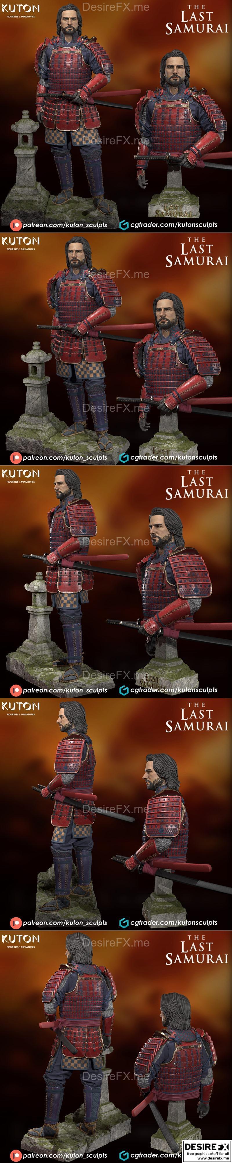 Kuton 3D打印模型：最后的武士角色造型|Kuton – Last Samurai – 3D Print Model STL