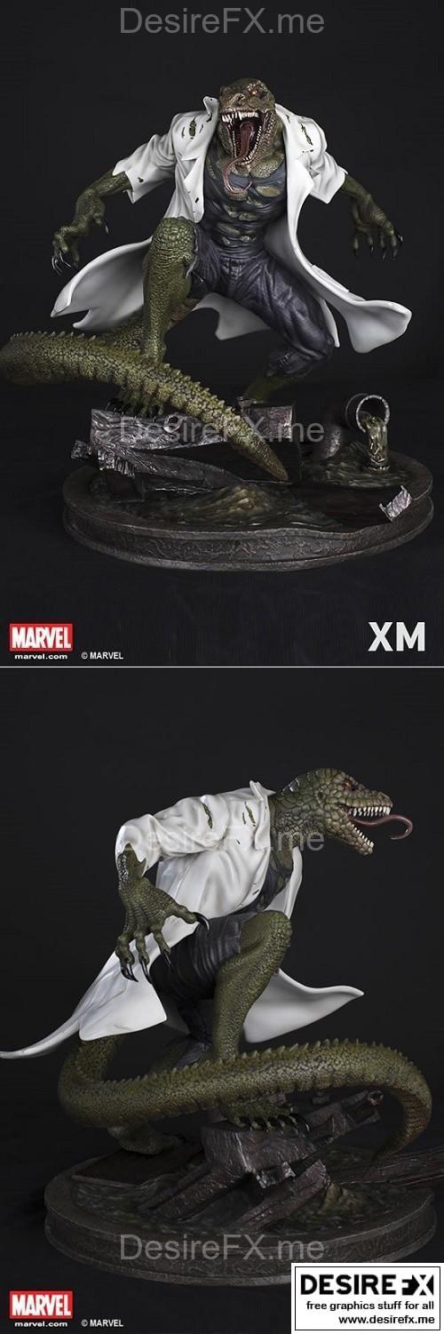 蜥蜴 - 动漫游戏3D打印模型|Lizard – 3D Print Model STL