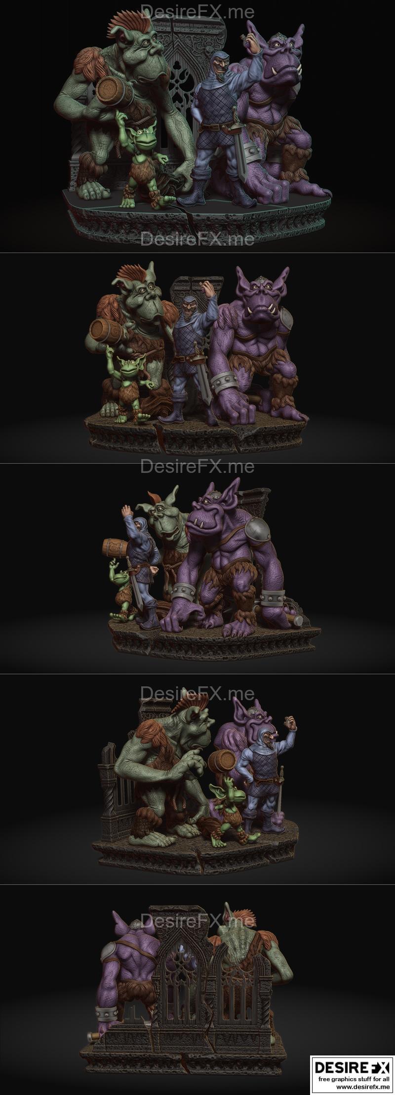 Igthorn、Toadie、Gad与Zook畅饮时刻——3D打印模型|Igthorn, Toadie, Gad and Zook Got the Juice – 3D Print Model STL