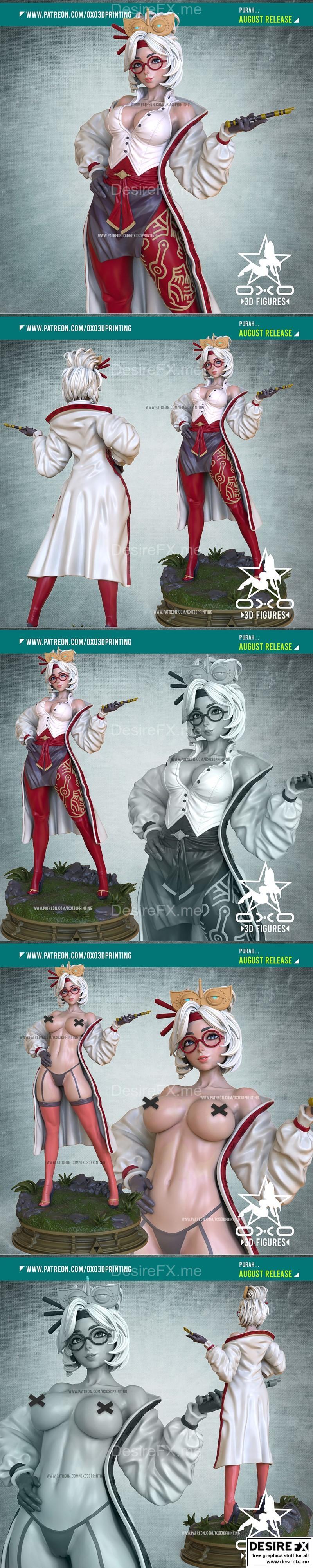 OXO3D - 荒野之息 - 菲尔|OXO3D – Purah from Zelda – 3D Print Model STL