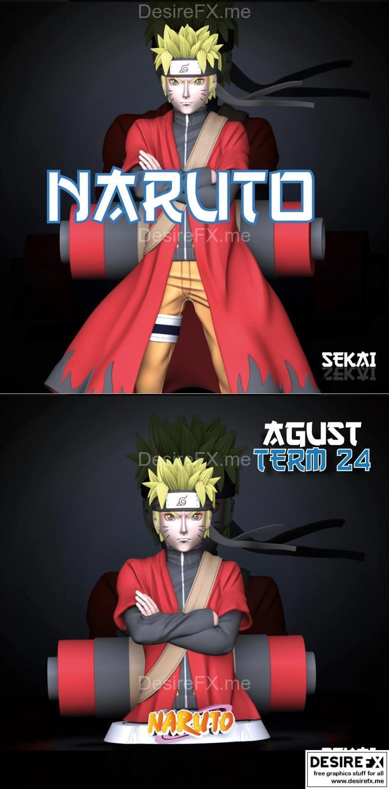 奈良鹿3D打印模型|Sekai – Naruto Statue and Bust – 3D Print Model STL