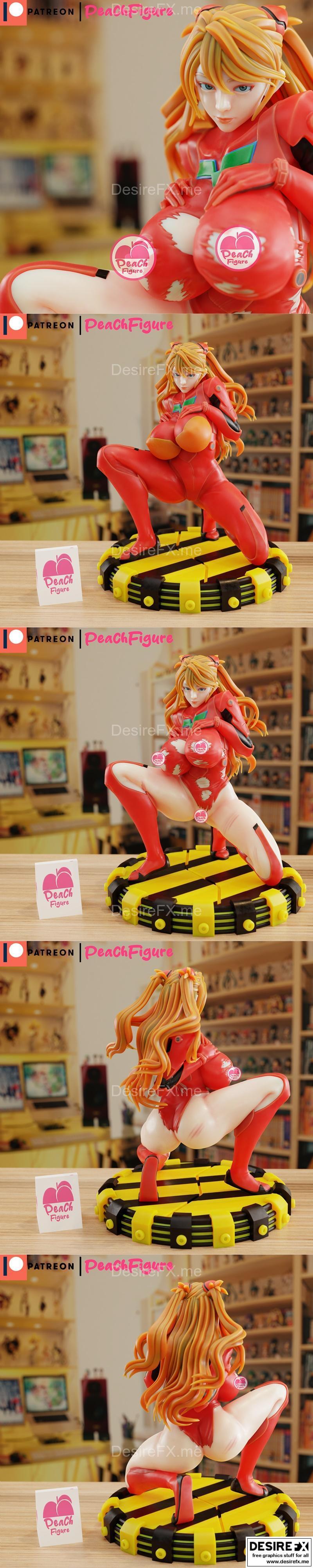 桃形少女——_asuka_3D打印模型|Peach Figure – Asuka – 3D Print Model STL