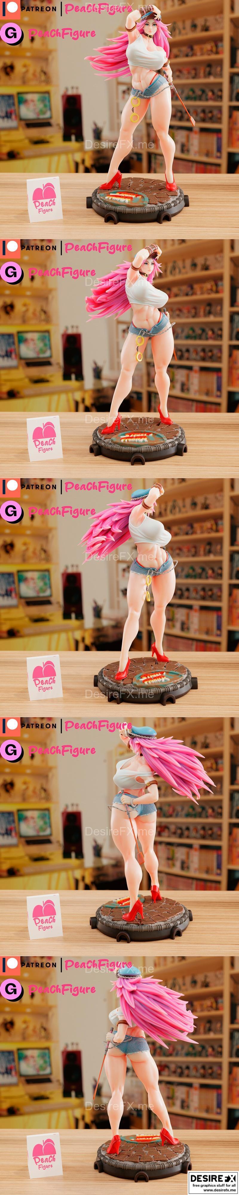 Peach Figure - 毒街战士 - 3D打印模型|Peach Figure – Poison Street Fighter – 3D Print Model STL