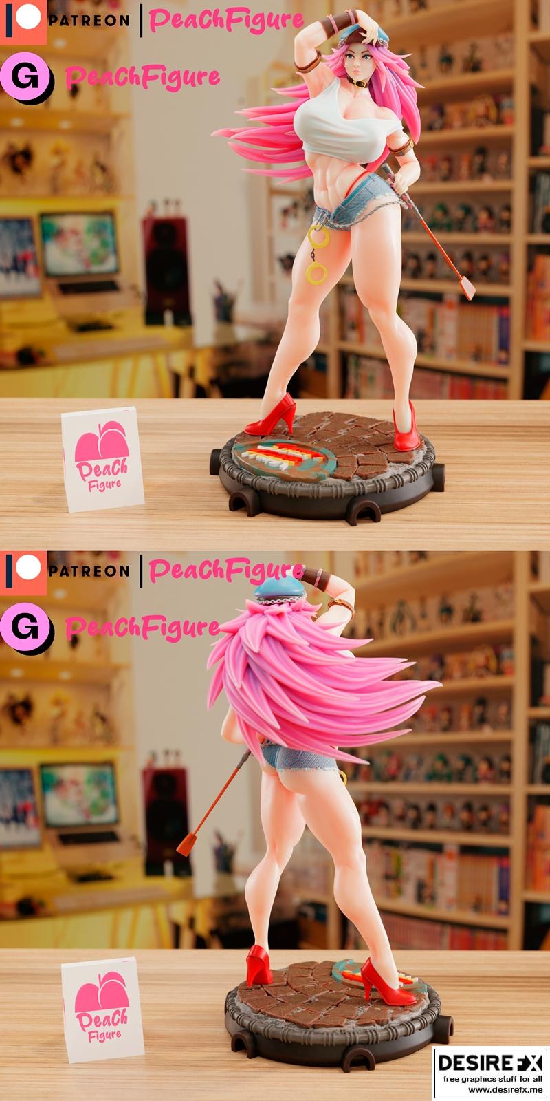 Peach Figure - 毒街战士 - 3D打印模型|Peach Figure – Poison Street Fighter – 3D Print Model STL