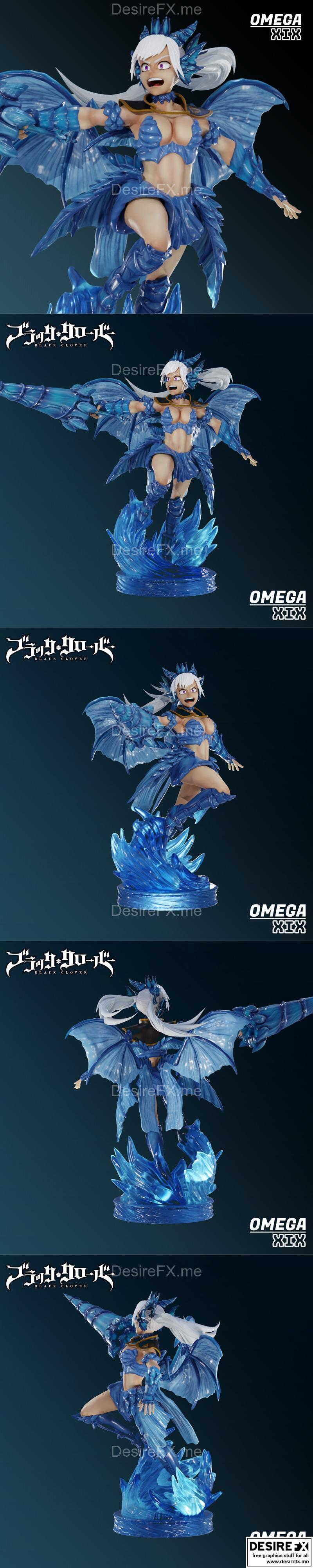 诺艾尔·西尔瓦 凯尔特龙 3D打印模型|Noelle Silva Valkyrie Dragon – 3D Print Model STL