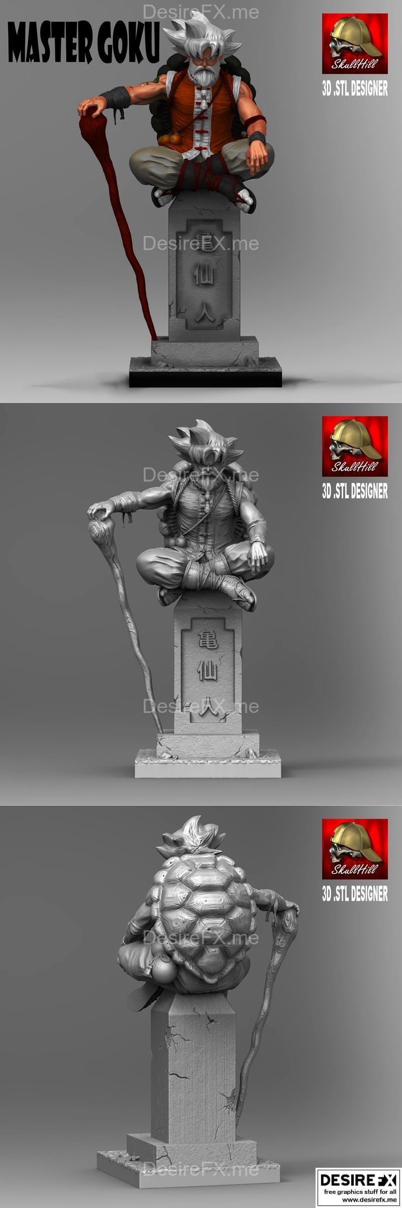 悟空3D打印模型|Master Goku – 3D Print Model STL