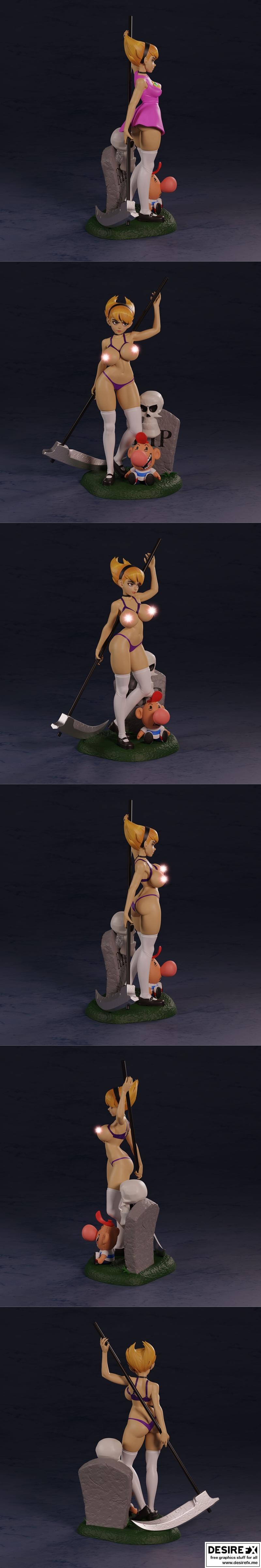 PolyBitsArt - Mandy - 3D打印模型|PolyBitsArt – Mandy – 3D Print Model STL