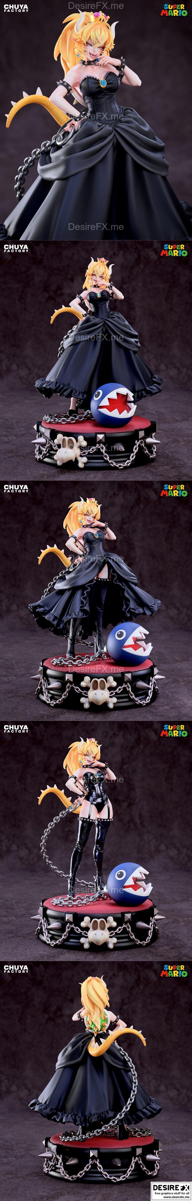 楚亚工坊 - 折叠兔 - 3D打印模型|Chuya Factory – Bowsette – 3D Print Model STL
