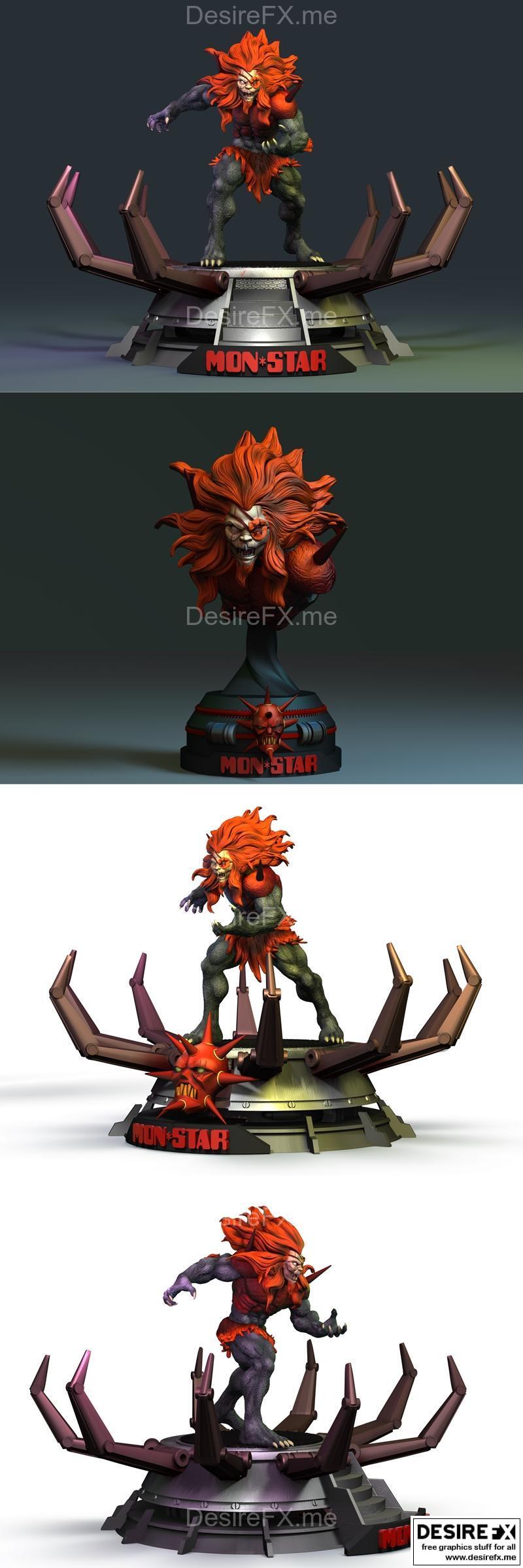 银翼猎鹰3D打印模型|Mon Star Silverhawks – 3D Print Model STL