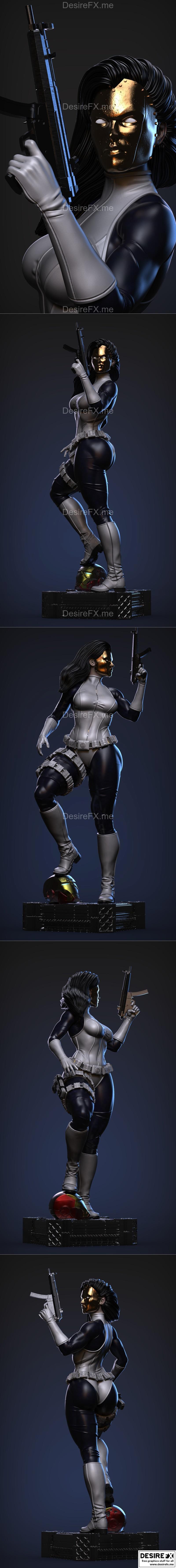 Biobreed Studios - 马德琳·马斯克 - 3D打印模型|Biobreed Studios – Madame Masque – 3D Print Model STL