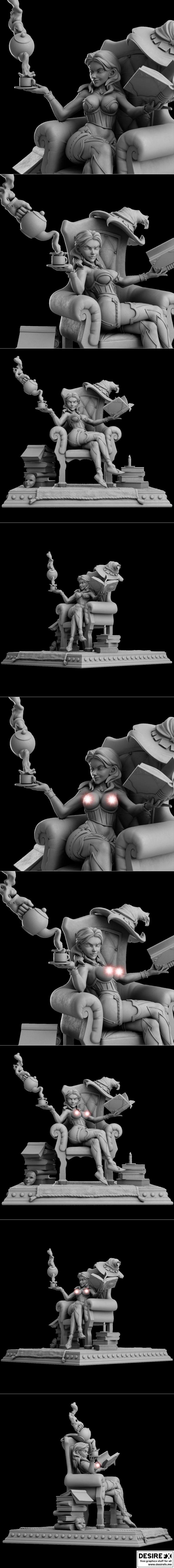 秘密工坊 - 魔法之手 - 3D打印模型|Secret Forge – Mage Hand – 3D Print Model STL
