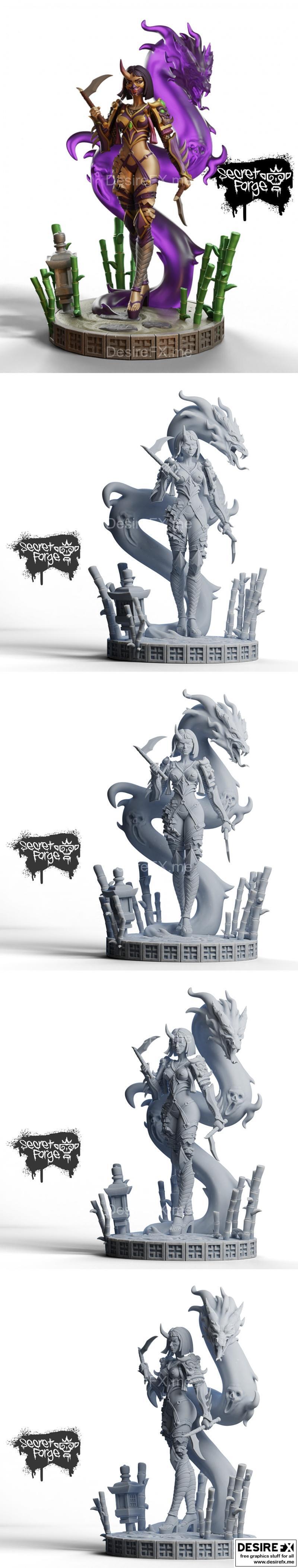 Secret Forge - Vyper - 内在恶魔 3D打印模型|Secret Forge – Vyper – Inner Demon – 3D Print Model STL