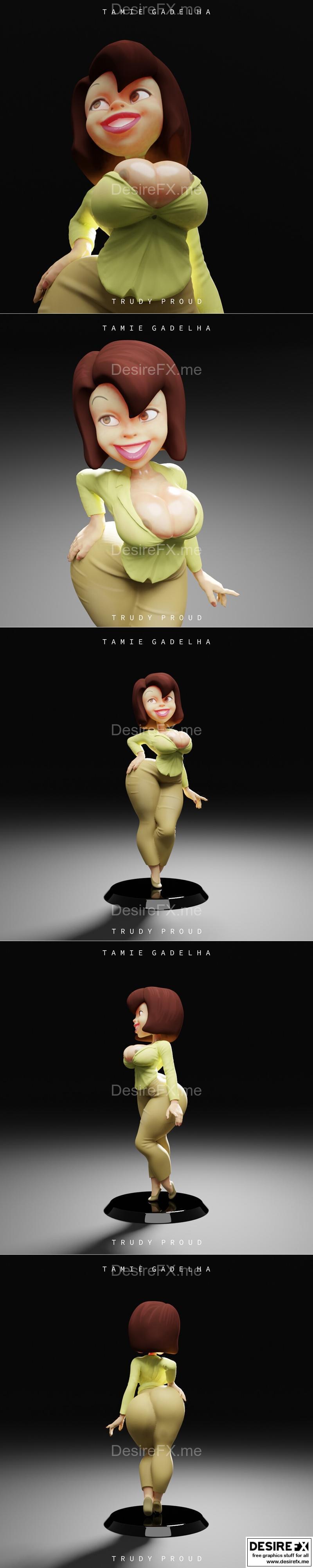 Trudy Proud 3D打印模型 STL|Trudy Proud Turbocharged – 3D Print Model STL