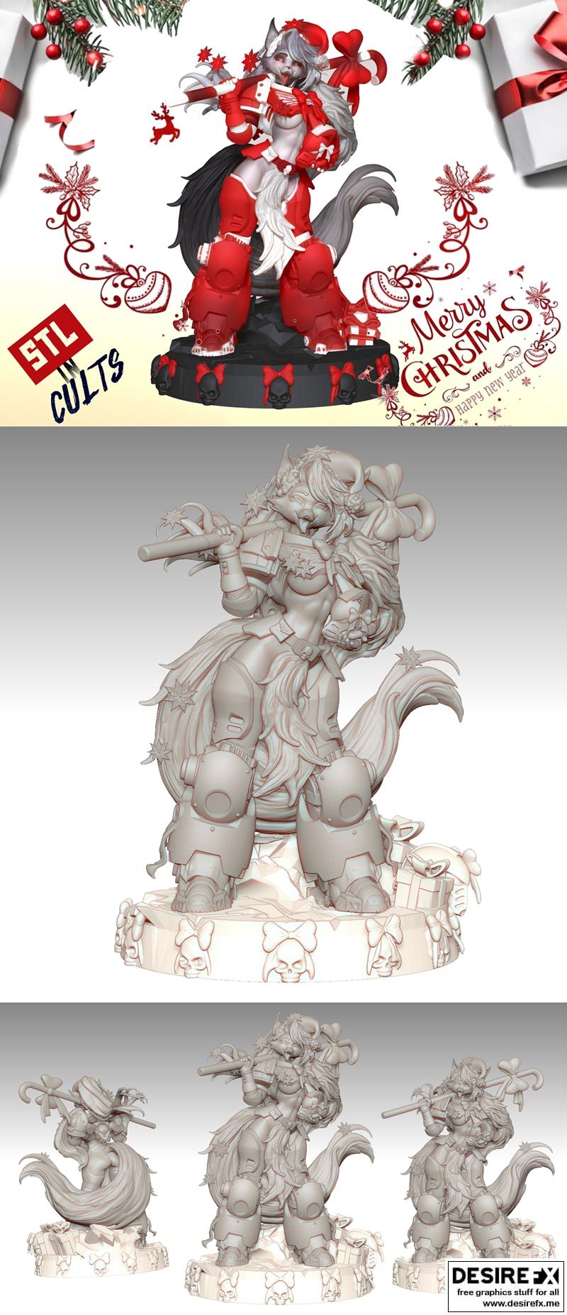 太空圣诞 3D打印模型|Space Chiristmas – 3D Print Model OBJ