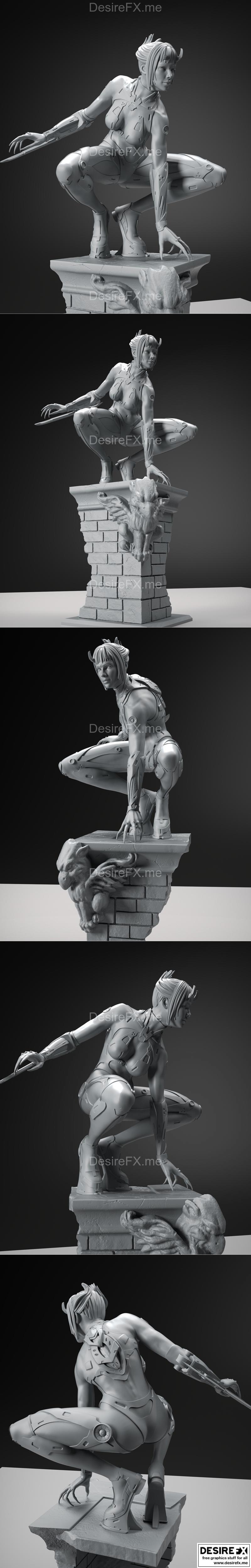 Nakay - 3D打印模型：动漫角色立体造型|Nakay – 3D Print Model STL