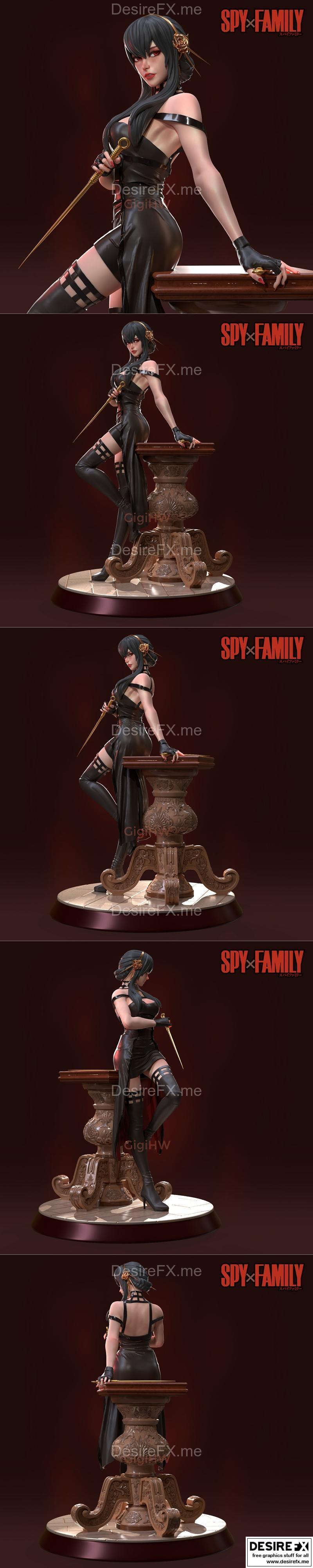SpyX家族 3D打印模型 模型名称|Yor Forger From SpyXFamily – 3D Print Model STL