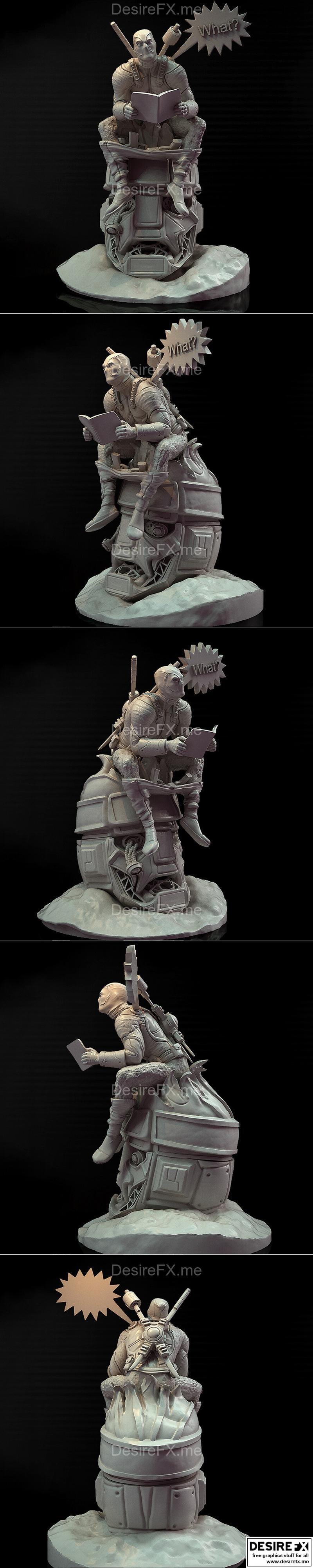 Deadpool 3D打印模型|ARJKalobas – Deadpool – 3D Print Model STL