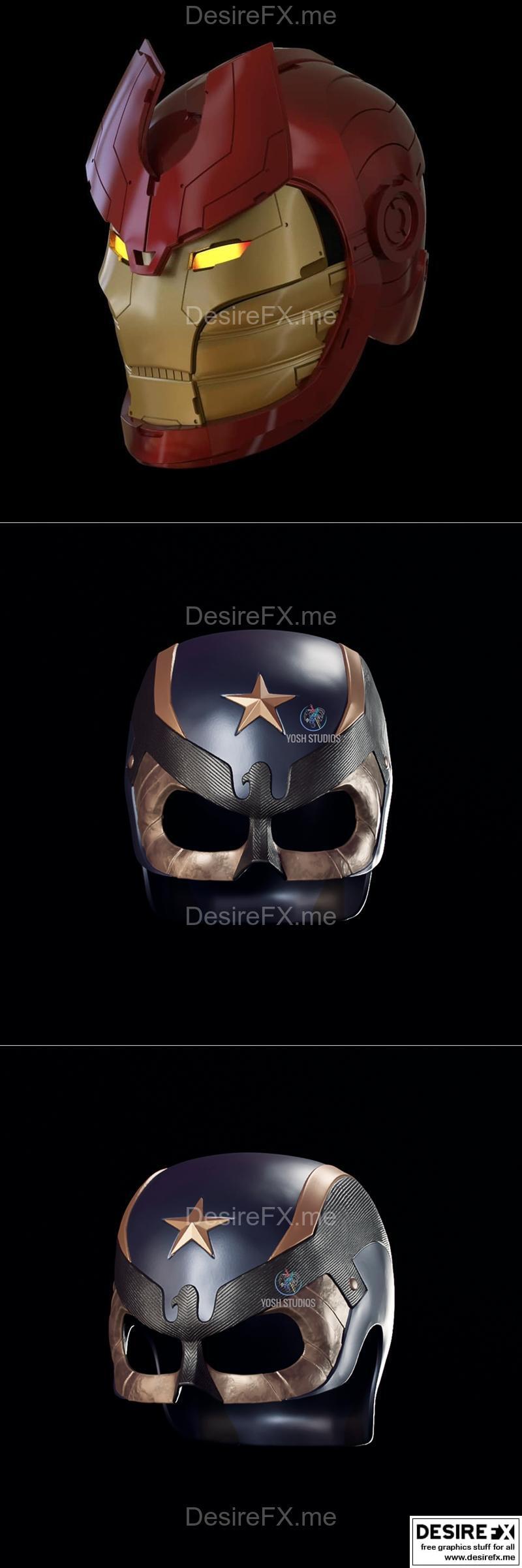 The Boys – Soldier Boy Helmet and Marvel – Thor Buster helmet – 3D Print Model STL