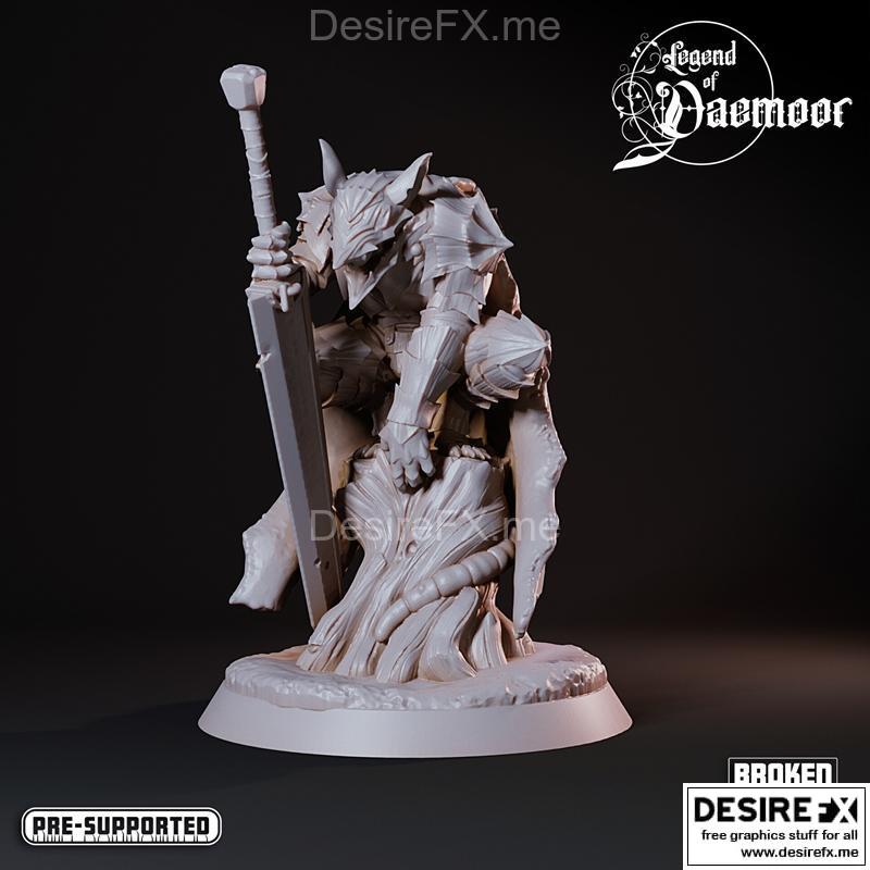 刃战鼠人 Ratkin 3D打印模型|Blade Warrior Ratkin – 3D Print Model STL