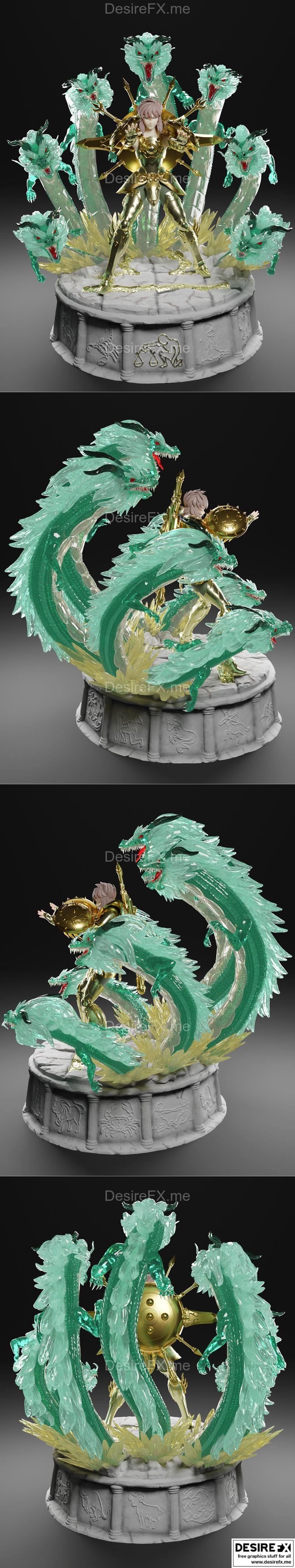 Dohko Kauan 3D打印模型|Dohko Kauan – 3D Print Model STL