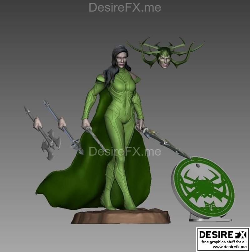 赫拉雕像 - 3D打印模型 STL|Hela statue – 3D Print Model STL