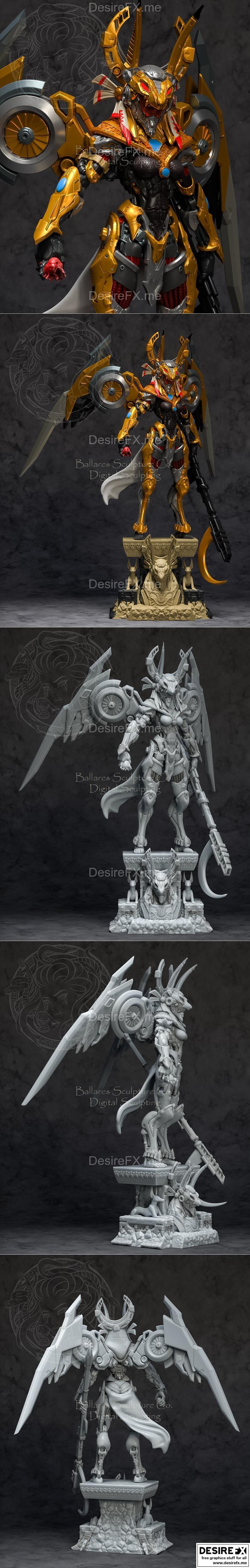 Creative Geek MB工作室出品的Anubis 3D打印模型|Anubis By Creative Geek MB – 3D Print Model STL