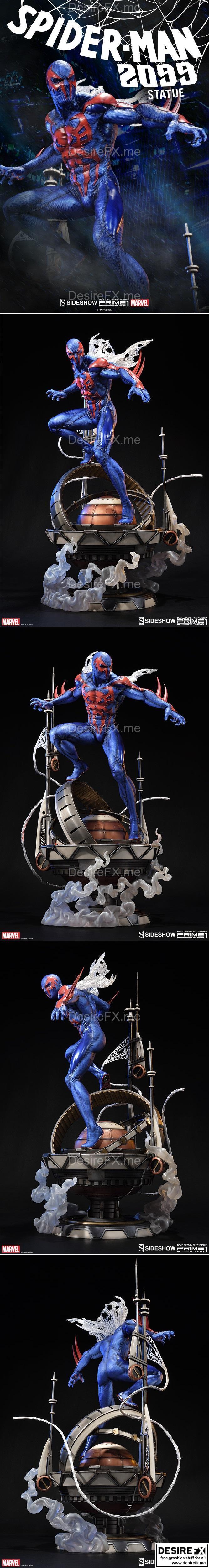 Prime 1工作室蜘蛛侠2099三维打印模型|Prime 1 Studio – Spiderman 2099 – 3D Print Model STL