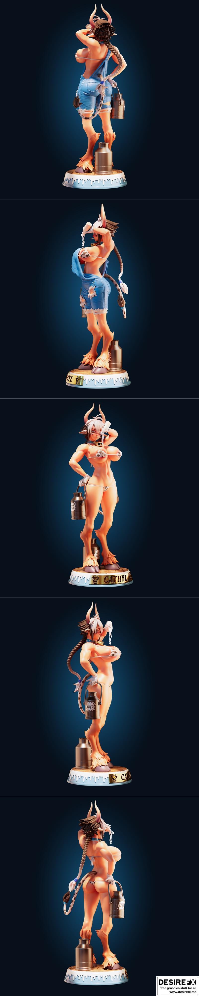 Rhu工作室《Cathyl》3D打印模型|Officer Rhu – Cathyl – 3D Print Model STL