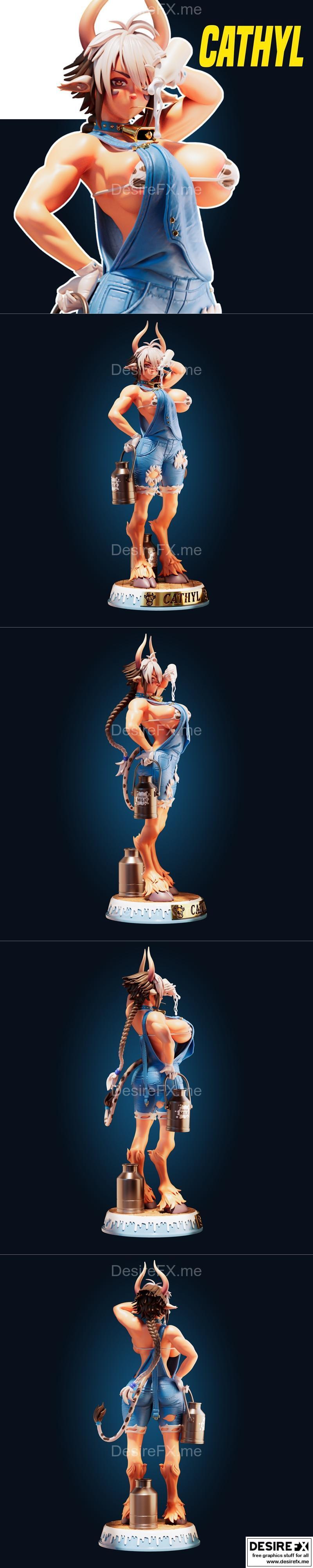 Rhu工作室《Cathyl》3D打印模型|Officer Rhu – Cathyl – 3D Print Model STL