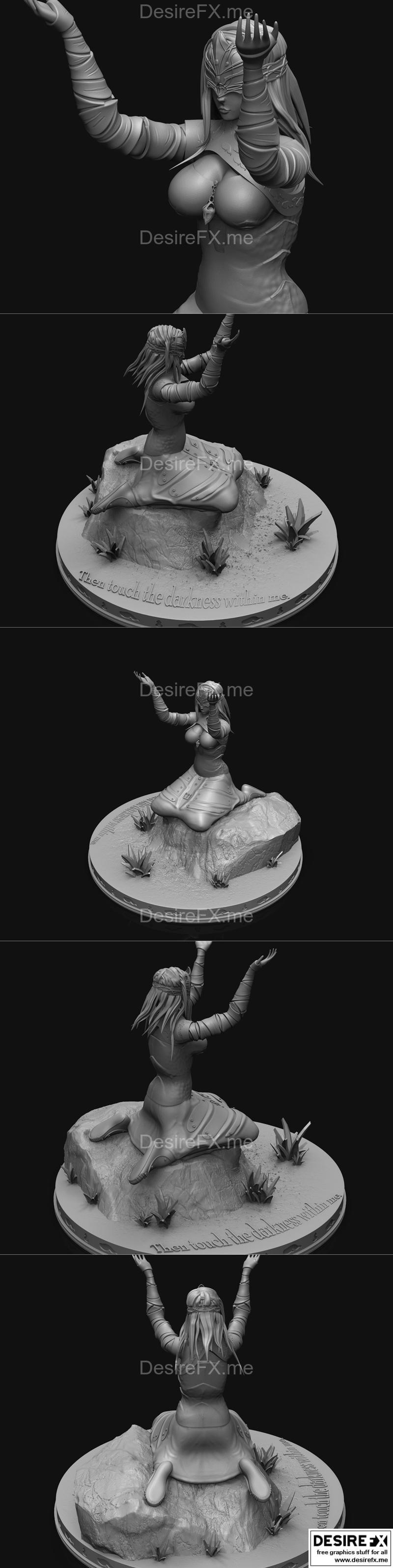 黑暗之魂 火之守卫 3D打印模型|Fire Keeper Dark Souls – 3D Print Model STL