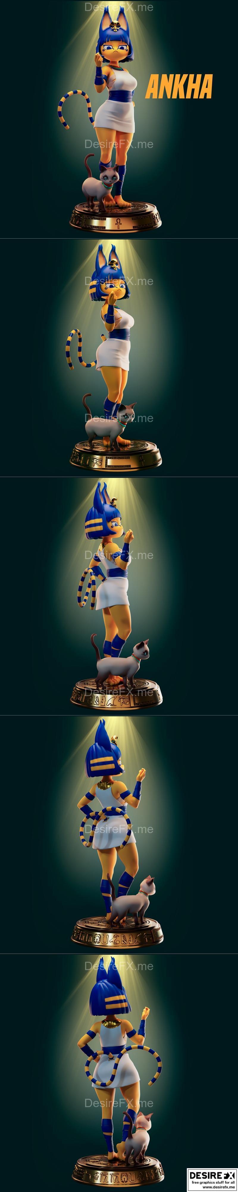 Ankha 3D打印模型|Officer Rhu – Ankha – 3D Print Model STL