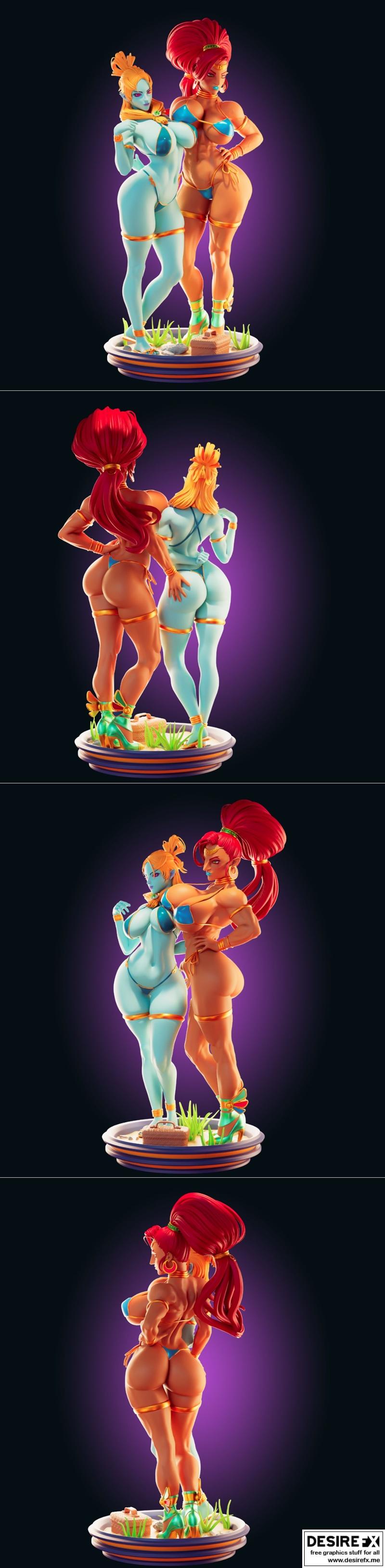 乌尔博萨-米娜 3D打印模型|Officer Rhu – Urbosa-Minda – 3D Print Model STL